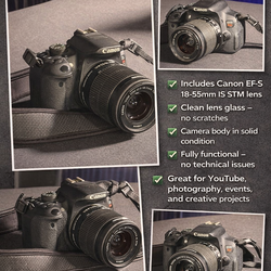 📸 Canon EOS Rebel T5i – Excellent Condition – Ready to Shoot!