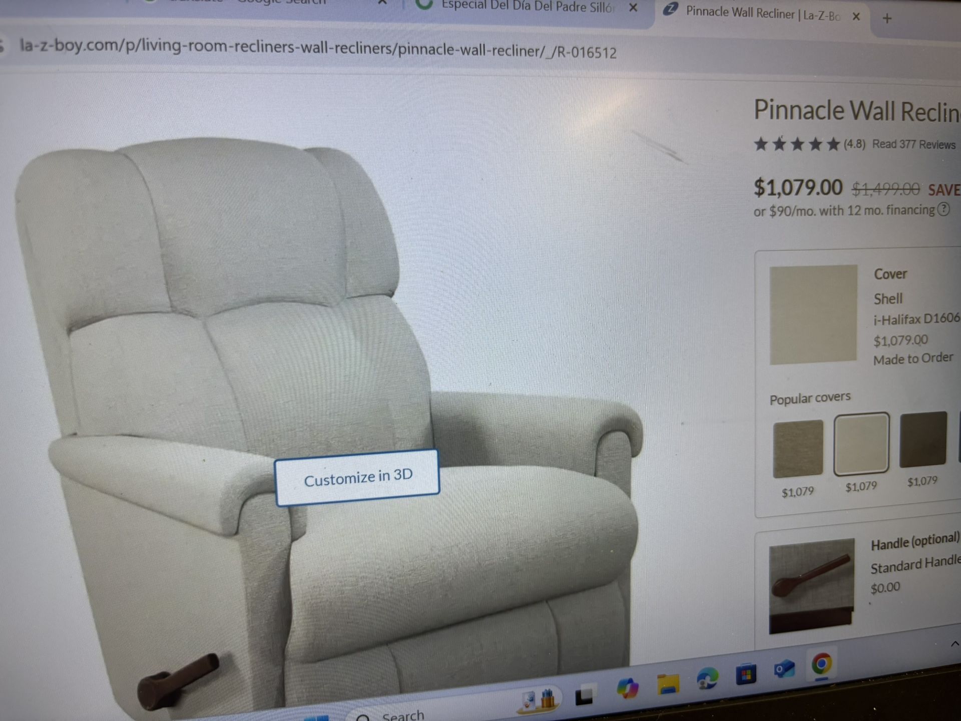 Especial De La Semana!! Sillón Reclinable Manual De Lazy Boy