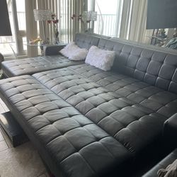 Large, black Couch!