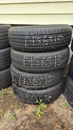 Tires they are a really good tire. I have a lot of meat on it no crack no nothing.