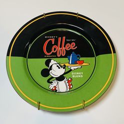 Mickey’s Coffee Disney Blend Minnie Mouse Really Swell Plate with Plate Hanger USED