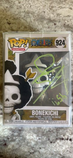 Signed Bonekichi Funko Pop! W/protector