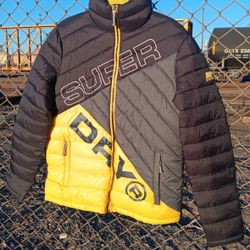 Superdry Incline Quilt Fuji Puffer Jacket (Size M)