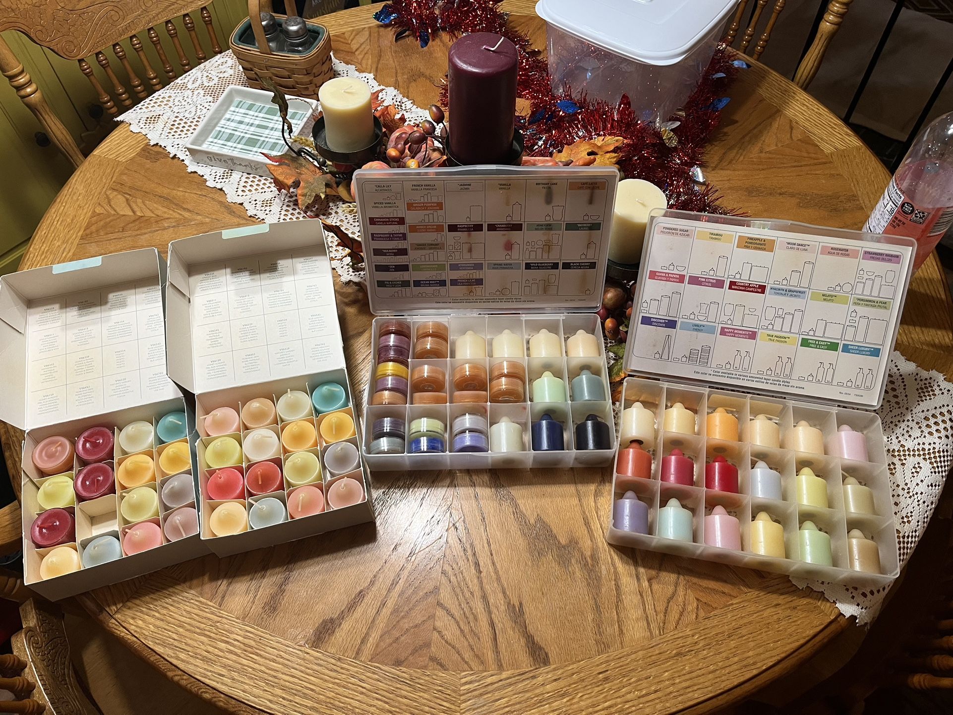 Huge Collection Of Partylite Votives And Tealights