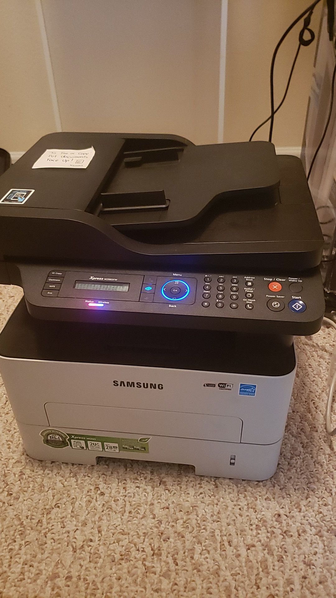 Samsung Duplex Laser Printer M2885FW
