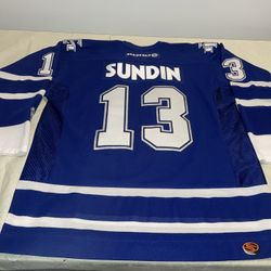 Mats Sundin Toronto Maple Leafs Jersey Mens Xl Clean Blue Mic Koho Nhl Vintage