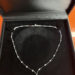 White Gold & Diamond Necklace
