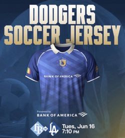 LA Dodger soccer jerseys SGA (NEW!)