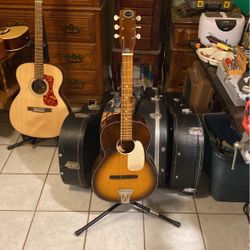 64 Tempo Acoustic Guitar (Japan) 60 Series Steel 