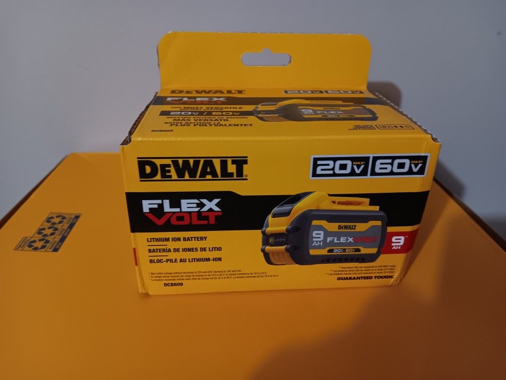 DeWalt 60 Volt 9 Amp Flex Volt Battery