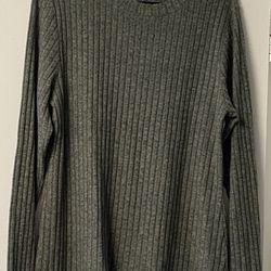 Sweater - Women’s Long Sleeve - Green/Grey - Size L