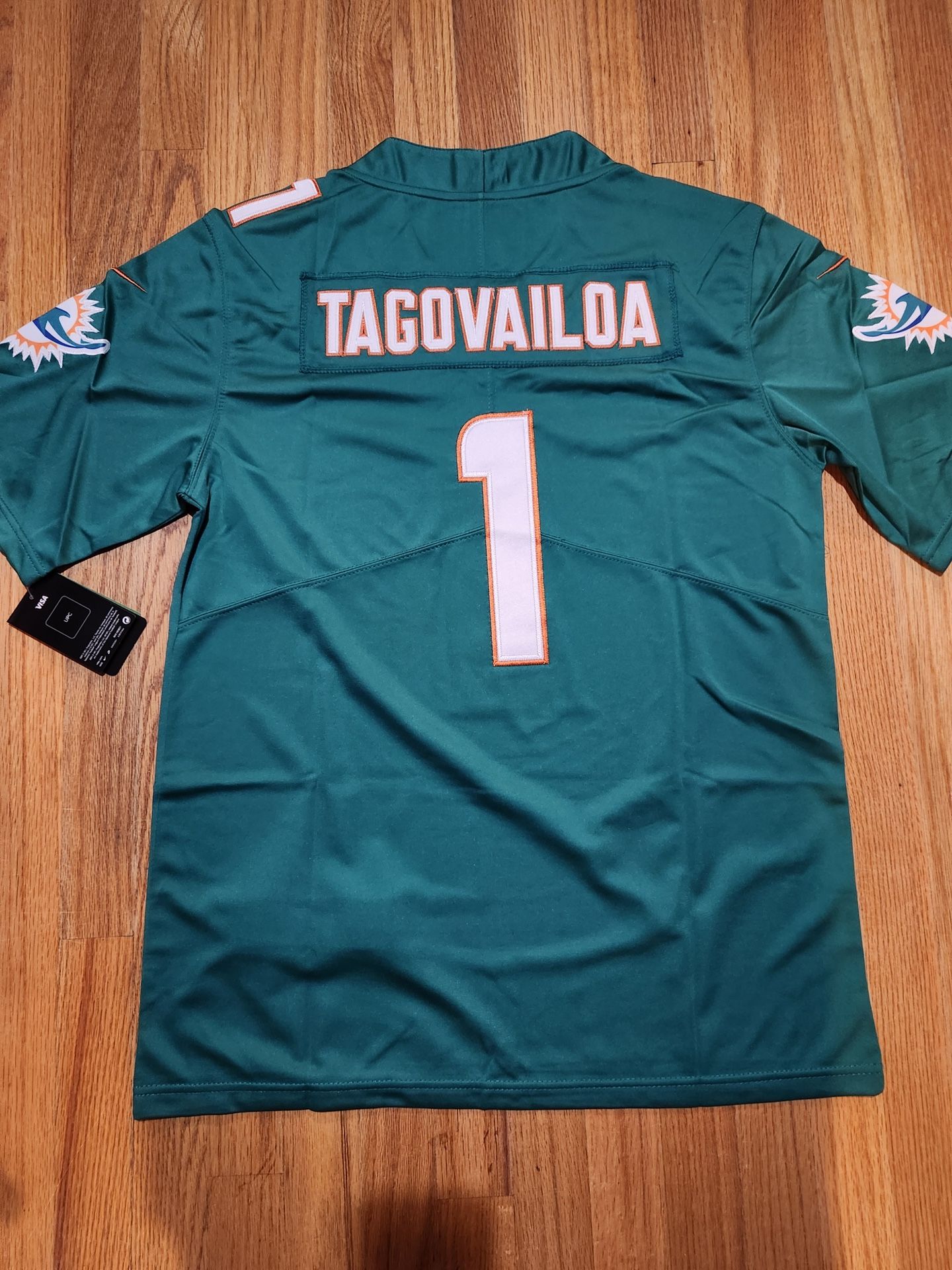NFL Miami Dolphins football uniform No.1 Tua Tagovailoa jersey sports