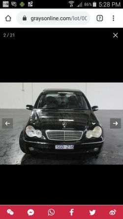 OEM Mercedes c-class grill