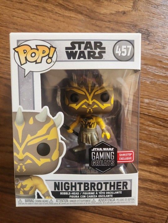 Funko POP! Star Wars #457 NIGHTBROTHER GAMESTOP Exclusive