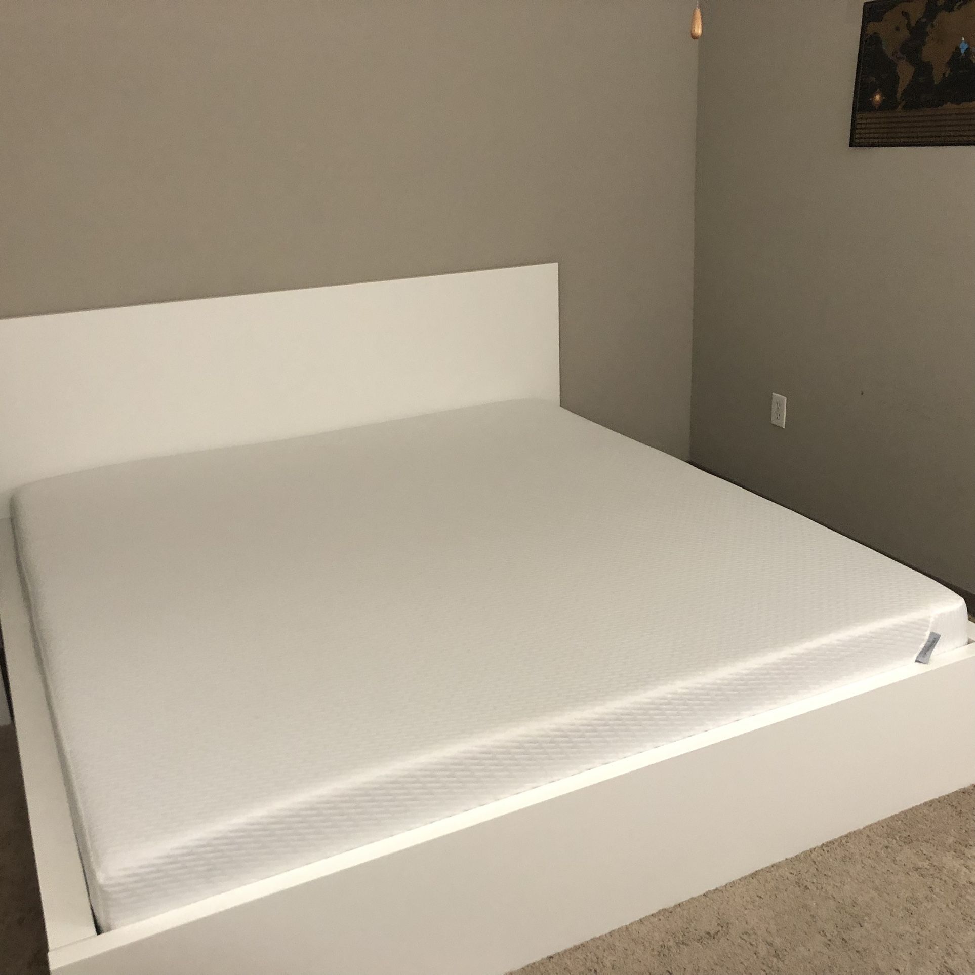 Moderns IKEA Malm King Bed Frame (ONLY BED FRAME) – Clean, Great Condition
