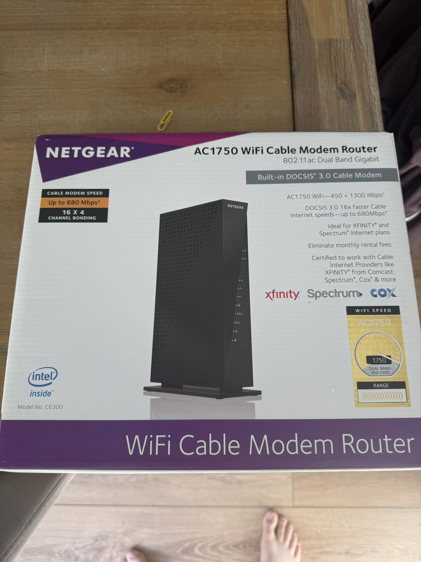 Nether Cable Modem Router AC1750