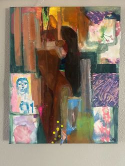 Original mixed media wall art