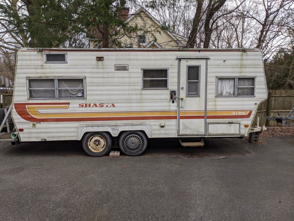 Shasta camper trailer