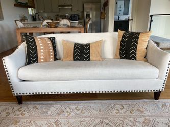 Pottery Barn Outlet White Sofa (Pillows Not Included)