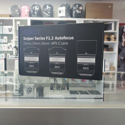 Sirui Sniper Series F1.2 AF lenses (APS-C Sony E)