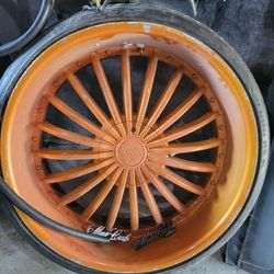 24 INCH RIMS LOW PROFILE TIRES 