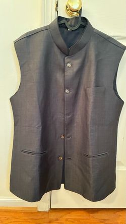 Men's modi Collar Button-Up Vest