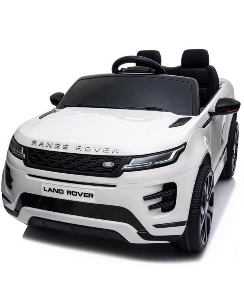⚪️⚪️!! BRAND NEW 12V LUXURY REMOTE CONTROL Electric Kids Car Ride On Power Wheels RANGE ROVER evoque with LED’s and Music