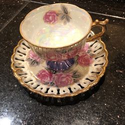 Extra Pretty Tea Cup And Saucer
