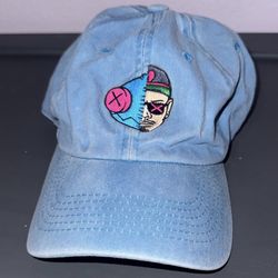 Light Blue Embroidered Baseball Cap
