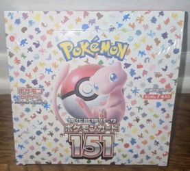 Pokemon 151 SV2a Japanese Booster Box SEALED 20 Packs Mew