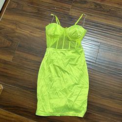 Tic Toc Neon Dress, Size Small, party dress