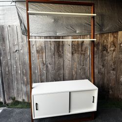 Ladder Shelf Media Console