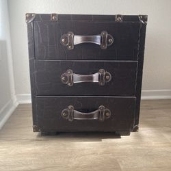Vintage Style Storage Trunk 3 Drawer Chest 