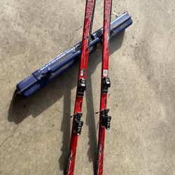 Salomon Skis & Goode Ski Pole Pair 