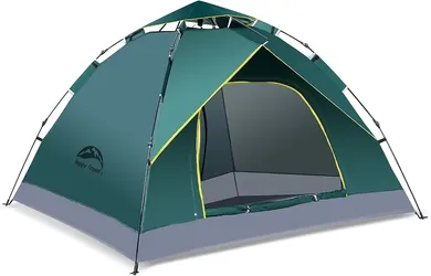 HAPPY TRAVEL 4 Person Instant Camping Tent