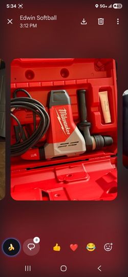 Milwaukee Heavy Duty SDS Max Rotary Hammer 1-9/16”