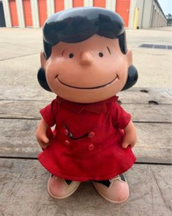Vintage Lucy Peanuts Charlie Brown Figure Doll Hong Kong