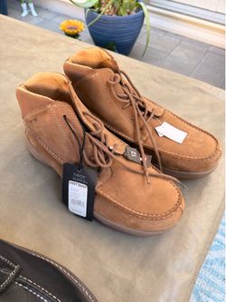 New Steel toe work boots size 12