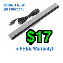 🔥 BRAND NEW Wii / Wii U Sensor Bar (Unopened) • $17 🔥  ⭐ Includes FREE 7-Day Custom Warranty! ⭐  ⸻  📦 Item Description  This listing is for a brand