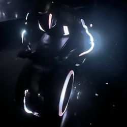 Tron Light Cycle Toy Motorcycle 