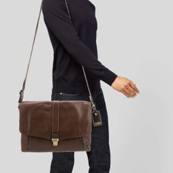 Men's Tumi Genuine Leather Messenger Bag