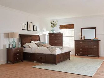 Solid Wood Queen Bed with 6 Storage Drawers $675- SALE! Best Deal!