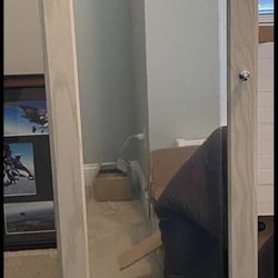 360  Swivel Jewelry Armoire Full Length Mirror Velvet