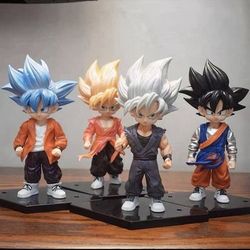 4PC New Cartoon Figure Statue Toy Gift