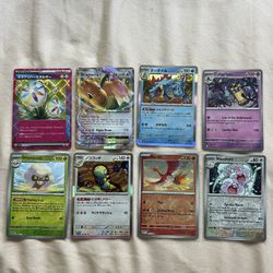 Pokemon card Lot 8 cards excellent condition pack fresh cards