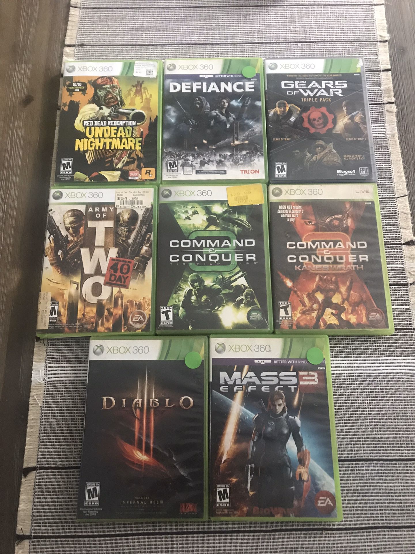 Xbox 360 games big titles