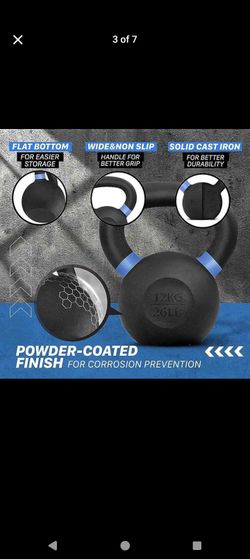 Yes4All Powder Coated Kettlebell, 9–88 lb Cast Iron Weights
Solid One-Piece Construction, Corrosion-Resistant Coating, Secure Grip & No-Wobble Base, S