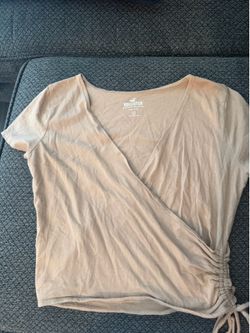 Hollister Light Brown Baby Tee