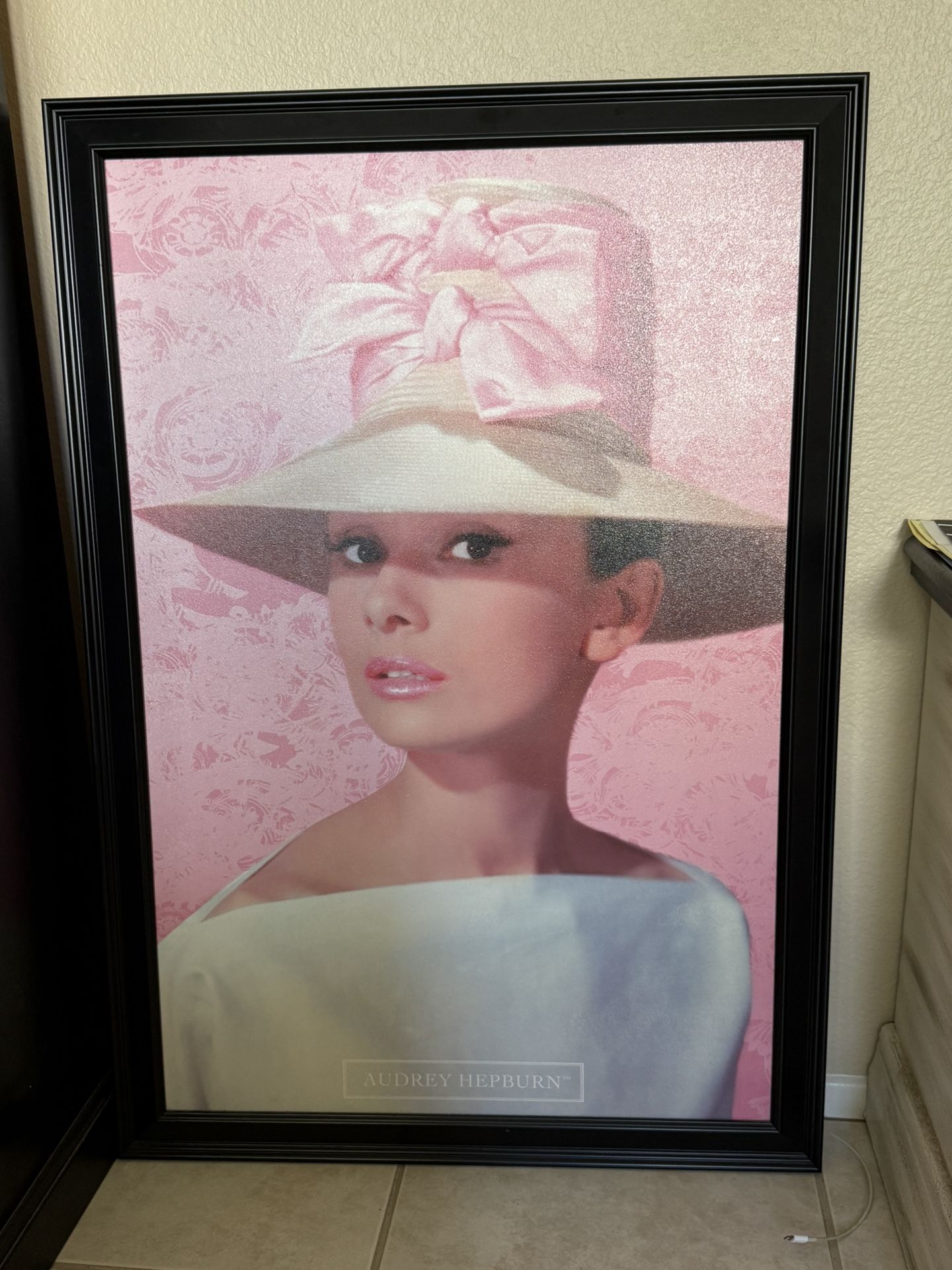 Classy Audrey Hepburn - 27 3/8 by 39 3/8 Portrait