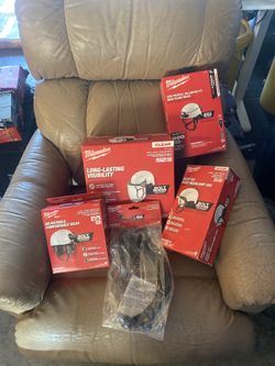 Milwaukee helmet attachments set brand new
